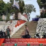 Kodim 1414/Tator bersama Polri Bersinergi Amankan Perayaan Ibadah Natal di Gereja Toraja Jemaat Sa’dan