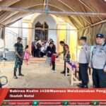 Babinsa Kodim 1428/Mamasa Melaksanakan Pengamanan Ibadah Natal