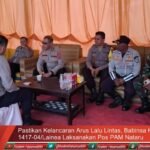 Pastikan Kelancaran Arus Lalu Lintas Babinsa Koramil 1417-04/Lainea Laksanakan Pos PAM Nataru