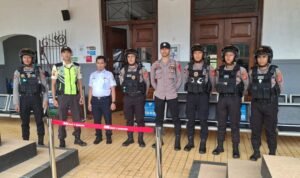 Patroli Dialogis Satgas Preventif Operasi Lilin Lodaya 2024 Pastikan Keamanan di Stasiun KAI Ciamis