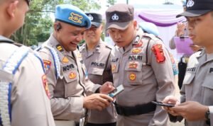 Pelaksanaan Gaktibplin dalam Rangka Operasi Lilin 2024 di Polres Ciamis