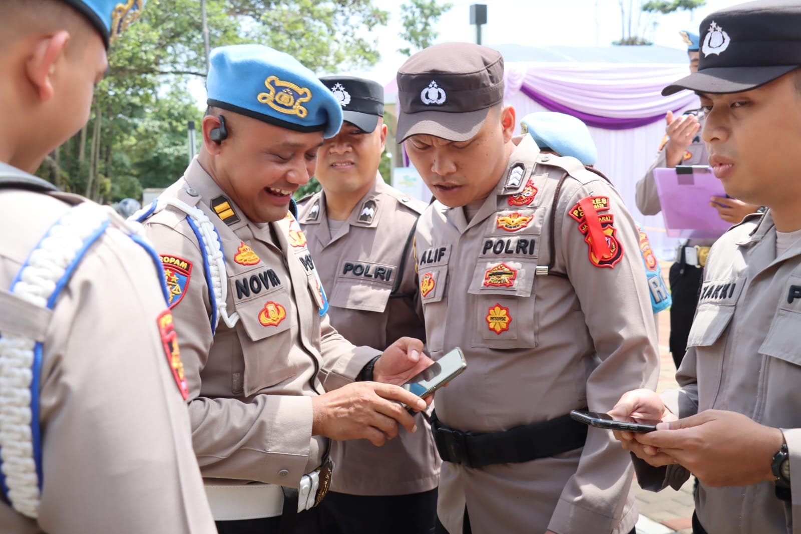 Pelaksanaan Gaktibplin dalam Rangka Operasi Lilin 2024 di Polres Ciamis