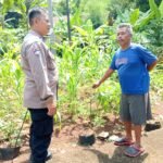 Dukung Program Asta Cita Presiden RI Polsek Sukadana Ajak Warga Ciparigi Buat Lahan Produktif