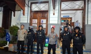 Satgas Preventif Patroli Ops Lilin Lodaya ke Obvit Stasiun KA Ciamis Jadi Sasaran Cipkon Kamtibmas