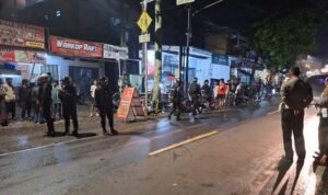 Ciptakan Kamseltibcarlantas Satgas Preventif Ops Lilin Lodaya Gatur Malam di Jalur Padat Ciamis