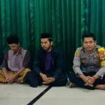 Polsek Cimaragas Polres Ciamis Hadiri Pengajian Minggon di Masjid Desa Beber