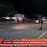 Sambut Tahun Baru 2025 Personel Kodim 1427/Pasangkayu Bersama Tim Gabungan Rutin Laksanakan Patroli Keamanan