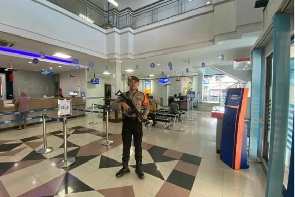 Antisipasi Tindak Kriminalitas Polres Ciamis Siagakan Personel Pendukung di BRI KAC