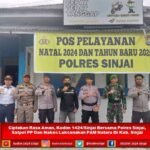 Ciptakan Rasa Aman Kodim 1424/Sinjai Bersama Polres Sinjai Satpol PP Dan Nakes Laksanakan PAM Nataru Di Kab. Sinjai