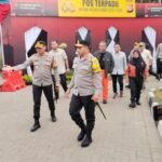 Kapolda Jabar Tinjau Pos Pam Terpadu Ops Lilin Lodaya 2024 di Alun-Alun Ciamis
