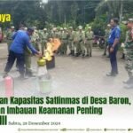 PENGUATAN KAPASITAS SATLINMAS DI DESA BARON BABINSA TAWARKAN IMBAUAN KEAMANAN PENTING