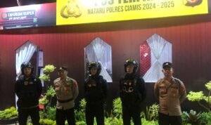 Satgas Preventif Patroli Ops Lilin Lodaya Datangi Pos Pam Terpadu Alun Alun Ciamis