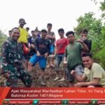 Ajak Masyarakat Manfaatkan Lahan Tidur Ini Yang Dilakukan Babinsa Kodim 1401/Majene
