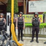 Satgas Preventif Ops Lilin Lodaya 2024 Polres Ciamis Datangi Pos Pelayanan Tempat Ibadah di Ciamis