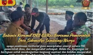 BABINSA KORAMIL 1508-03/KAO BERSAMA PEMERINTAH DESA SIDOMULYO SEMBANGI WARGA