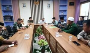 Jajaran Koramil 01/Teluknaga Dan Polsek Teluknaga Ikuti Rapat Persiapan MTQ Tingkat Kabupaten Tangerang