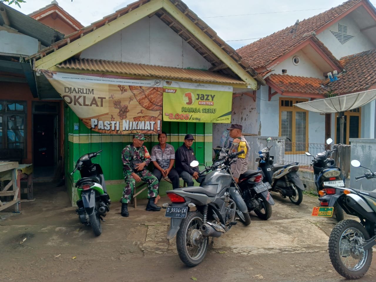 Jaga Persatuan dan Kesatuan Pasca Pilkada Polsek Rajadesa Cooling System ke Tokoh di Kubang