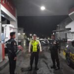 Cegah Tindak Kriminalitas Sat Samapta Polres Ciamis Beri Himbauan Kamtibmas ke SPBU