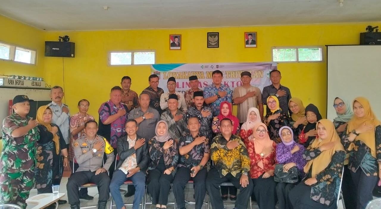 Kapolsek Kawali Ikuti Loka Karya Mini Lintas Sektor UPTD Puskesmas Panjalu