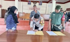 Polsek Lakbok Polres Ciamis Hadiri Sosialisasi ODF Tingkat Desa Sidaharja
