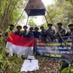 Pengawal Kedaulatan Perbatasan NKRI Satgas Pamtas Yonarmed 11 Kostrad Laksanakan Patroli Patok