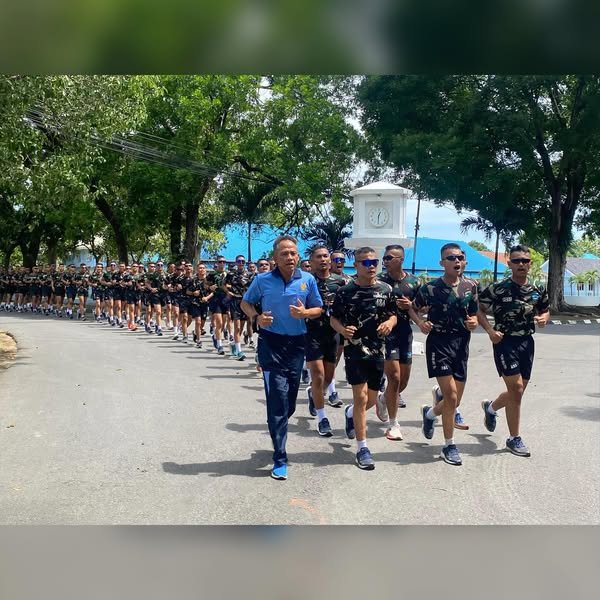 Jaga Ketahanan Fisik Siswa Sejurba dan Sejursarta Pomau Binsik Siang