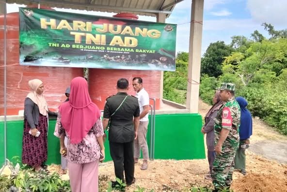 Bazaar Murah Pengobatan Massal dan Peresmian Sumur Bor Warnai Hari Juang TNI-AD di Kodim 1411/ Bulukumba