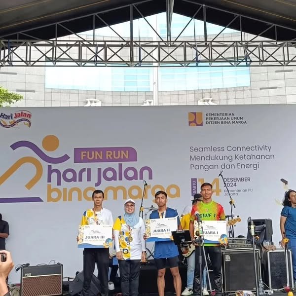 Atlet Lari Denpom Divif 1 Kostrad Raih 1st Runner-Up di BINA MARGA RUN 2024