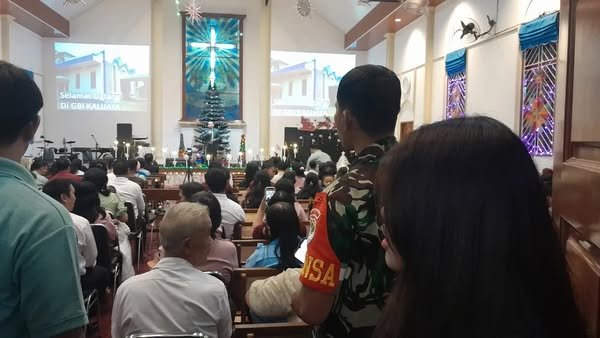 Tigaraksa gelar Pengamanan Gereja GBI Kalijaya Yordan dalam rangka Ibadah Peryaan Natal dan Tahun 2024