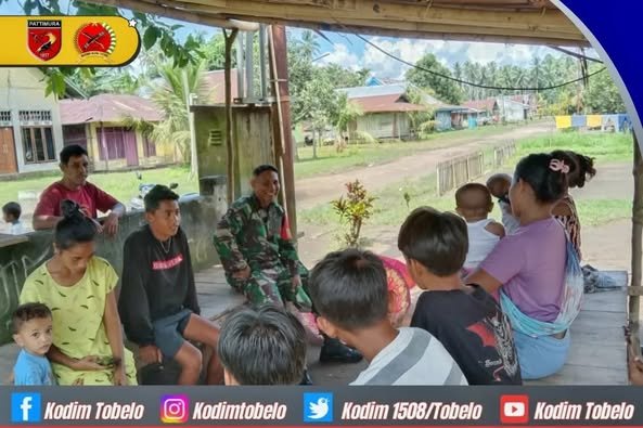 KECINTAAN TERHADAP DESA BINAAN BABINSA KORAMIL 1508-03/KAO LAKSANAKAN KOMUNIKASI SOSIAL DI DESA BAILENGET