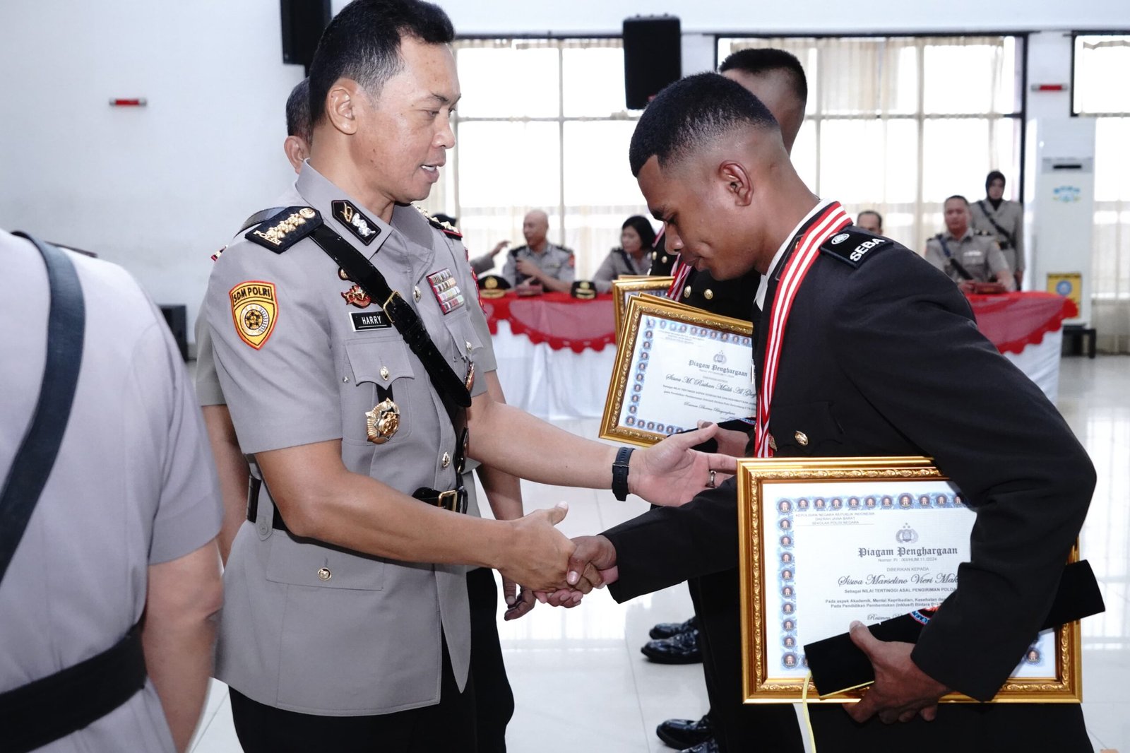 Wakapolda Jabar Buka Yudisium Pendidikan Pembentukan Bintara Polri Gelombang II T.A 2024