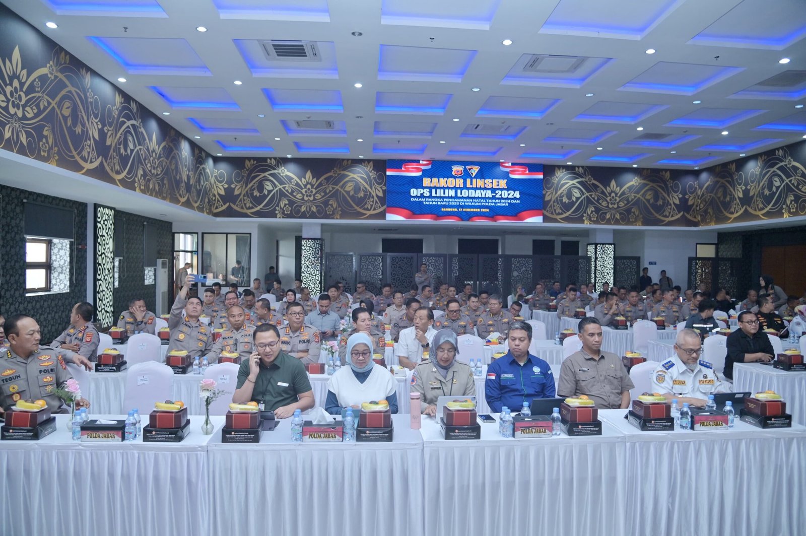 Polda Jabar Gelar Rapat Koordinasi Lintas Sektoral untuk Pengamanan Perayaan Nataru