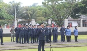 Yonko 468 Kopasgat Melaksanakan Upacara Hari Bela Negara