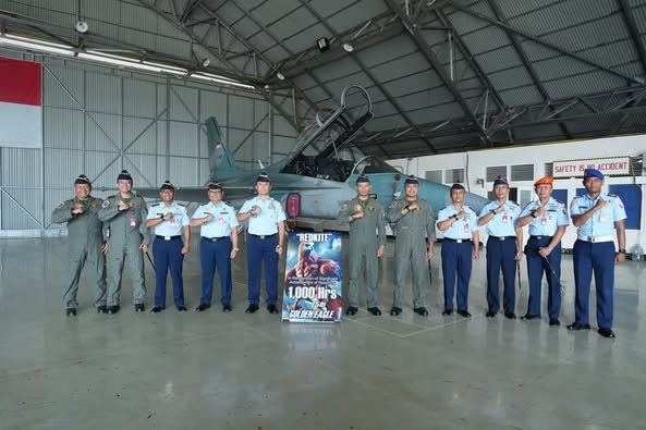Kapten Pnb Yuanditia Prastyo Yudha Raih 1000 Jam Terbang T-50i Golden Eagle