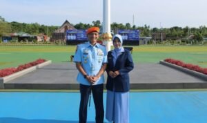 Komandan Batalyon Komando 468 Kopasgat Menghadiri Upacara Sertijab Pangkoosud III