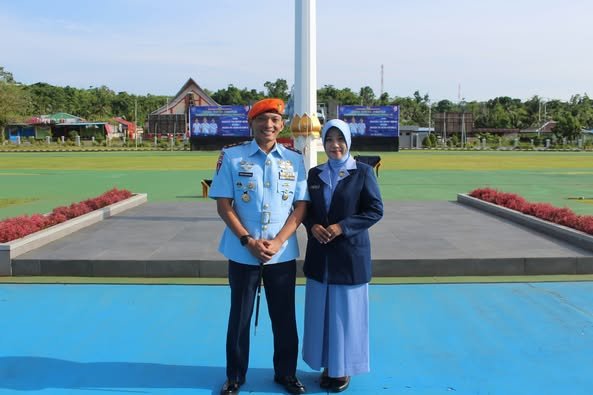 Komandan Batalyon Komando 468 Kopasgat Menghadiri Upacara Sertijab Pangkoosud III