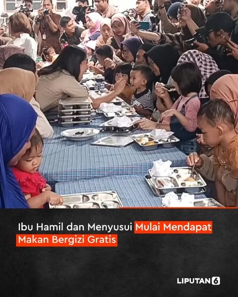 Program Makan Bergizi Gratis (MBG) mulai diberikan kepada ibu hamil
