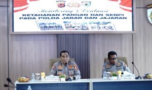 Monitoring dan Evaluasi Ketahanan Pangan serta Senjata Api pada Polda Jabar dan Jajaran oleh Tim Itwasum Polri