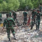 Dandim 1604/Kupang Pimpin Lansung Karya Bakti Pembersihan Sampah