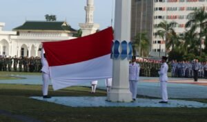 Dandim 0316/Batam Mengikuti Upacara Bendera