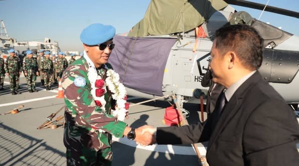 KRI Sultan Iskandar Muda-367 Tiba Di Beirut Lebanon