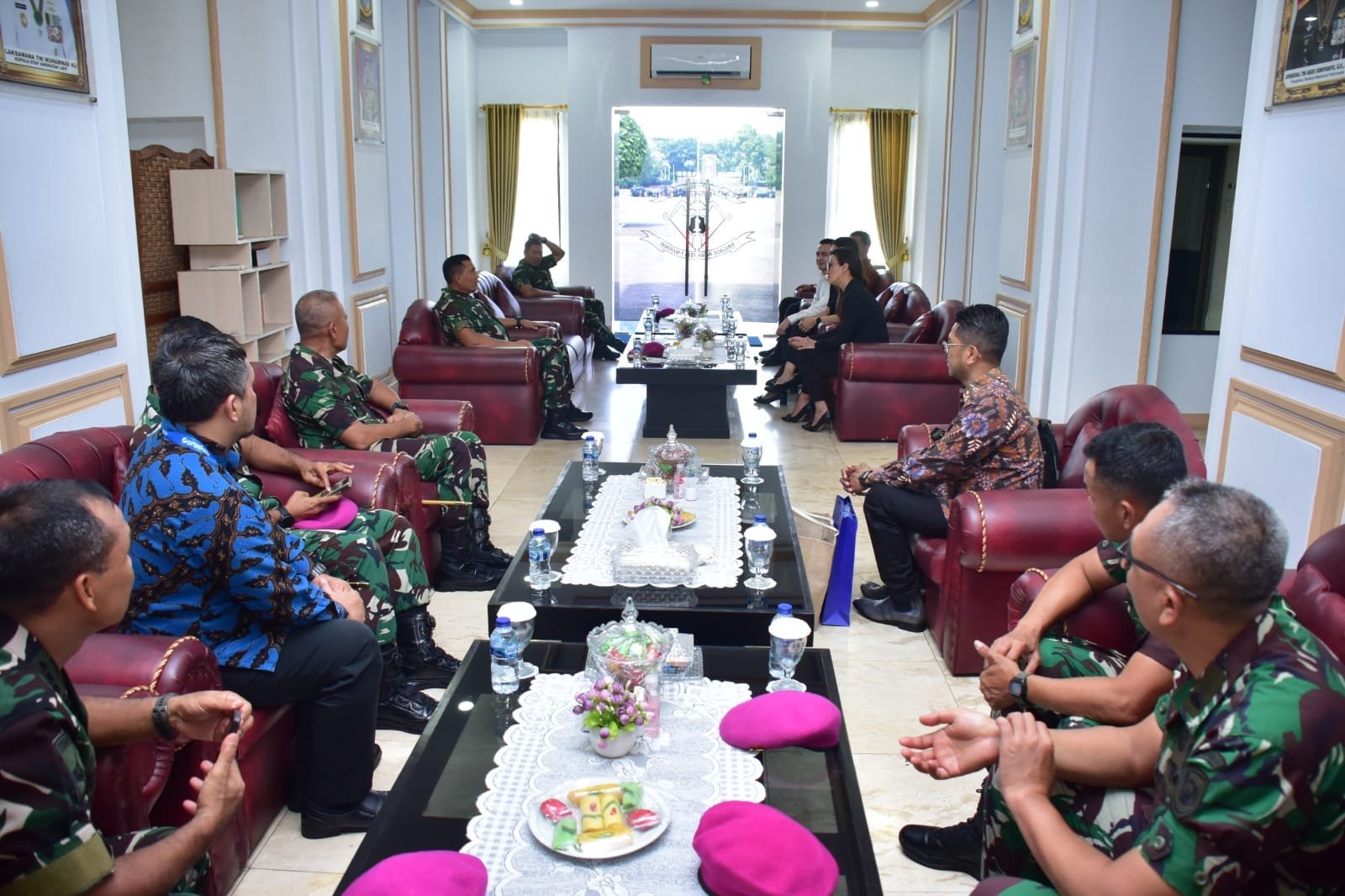 DANKORMAR TERIMA AUDIENSI DARI GARUDA TV