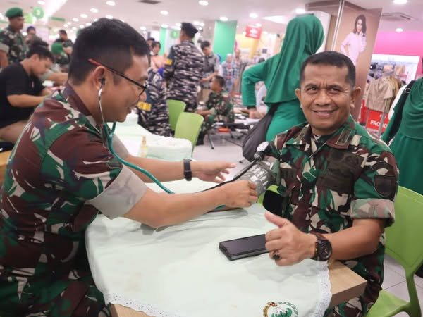 Peringati HUT Ke-79 Persit, Kodim 0713/Brebes Gelar Donor Darah
