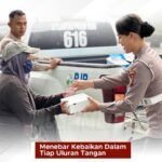Menebar Kebaikan dalam Tiap Uluran Tangan: Wujud Kepedulian Polwan Ditlantas Polda Riau