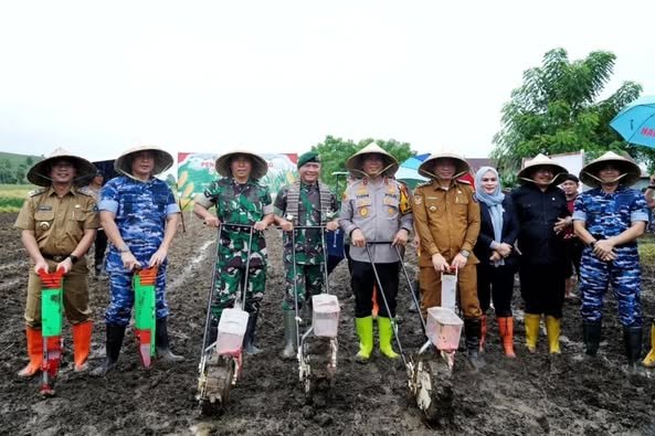 Pangdivif 3 Kostrad Dukung Ketahanan Pangan Lewat Penanaman Jagung Serentak di Jeneponto