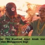 Satgaster 754 Kostrad Ajari Anak Usia Dini Cuci Tangan dan Menggosok Gigi