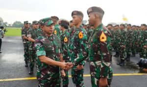 Panglima TNI Sambut Kedatangan Kontingen Patriot Indonesia