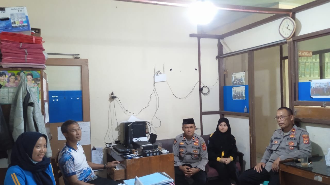 Cooling System Polsek Rancah Polres Ciamis Koorkom Bahaya TPPO ke Korwil Pendidikan