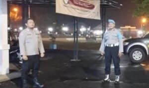 Cipkon Di Jam Rawan Personel Polsek Sukadana Polres Ciamis Patroli Kamtibmas Hingga Subuh