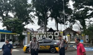 Cipkon di Bahaya Kriminalitas Sat Samapta Polres Ciamis Patroli Kamtibmas ke Kantor Pajak Ciamis